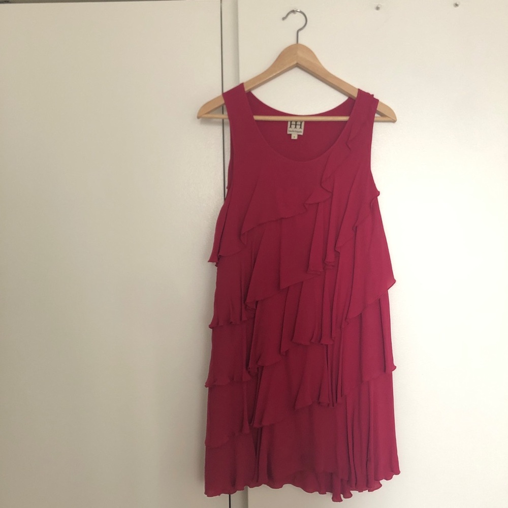 Haute Hippie ruffle dress